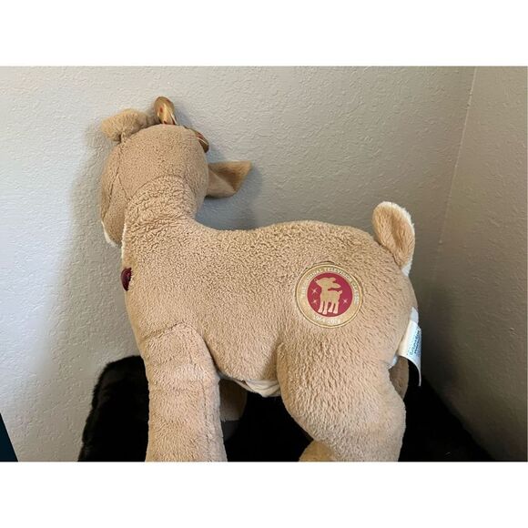 21" BABW Clarice Build A Bear Giant 50th Gold Rudolph Stuffed Plush Build a Bear - Picture 4 of 9